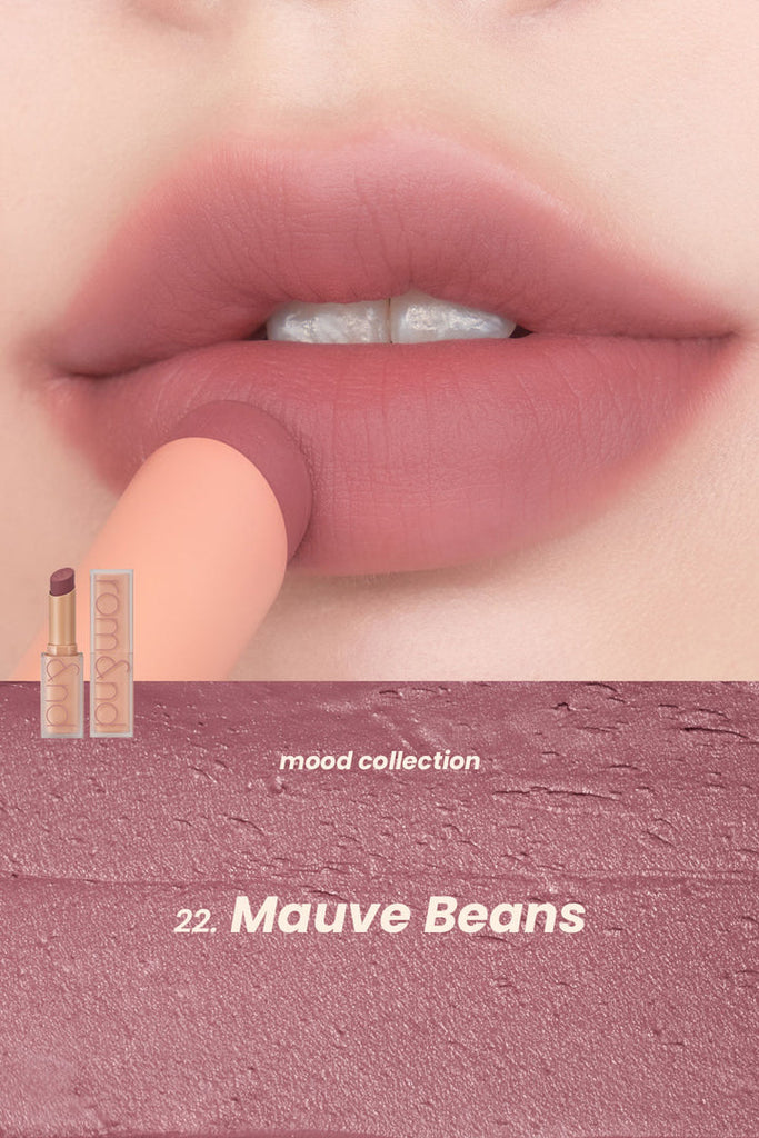 rom&nd Zero Matte Lipstick: Muteral Nude Series (3g)