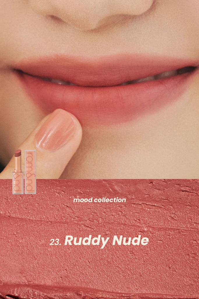 rom&nd Zero Matte Lipstick: Muteral Nude Series (3g)