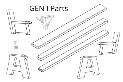 2in1 Bench™ Gen I Parts