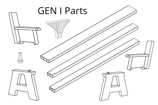 2in1 Bench™ Gen I Parts