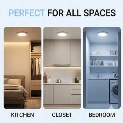 Ceiling Light with Remote -Rechargeable Motion Sensor