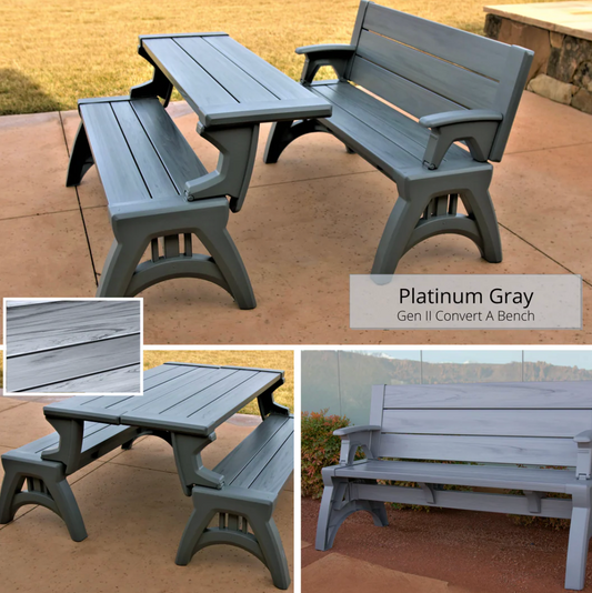 2 in 1 Bench-to-Table
